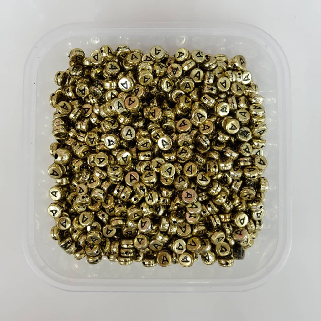 AB012 - Alphabet Beads (A only)