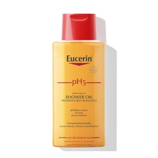 Eucerin pH5 Shower Oil Sensitive Skin ยูเซอริน ครีมอาบน้ำ ผสม น้ำมัน สำหรับ ผิวแห้งมาก ขนาด 200 ml 09661