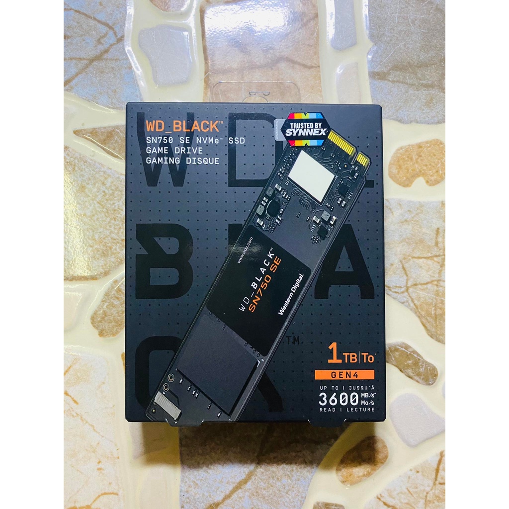 ขายM.2มือหนึ่ง WD BLACK 1TB SN750 SE PCIe 4/NVMe M.2 2280