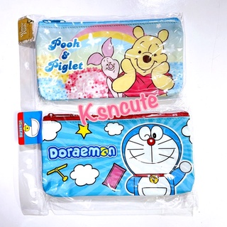 กระเป๋าดินสอ ลาย doraemon pooh มีสายคล้องน่ารัก