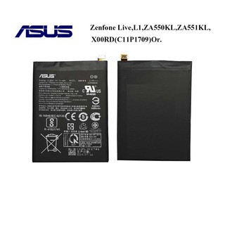 แบตเตอรี่ Asus Zenfone Live,L1,ZA550KL,ZA551KL,X00RD(C11P1709)Or.