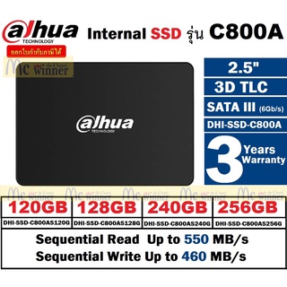 120GB | 128GB SSD DAHUA รุ่น C800A 2.5″ 3D TLC SATA III (6Gb/s) ของแท้ ประกัน 3 ปี S128G 800AS240G | DHI-SSD-C800AS256G)