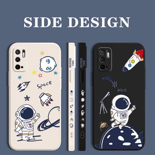 เคส OPPO A15 A15s A52 A92 A53 A33 R17 A12e A3s A5 A9 2020 F11 A31 Reno 6 5 4 Z Pro 5G Case Realme 8 5G Straight edge Soft Cover Cute Anti-fall Shockproof