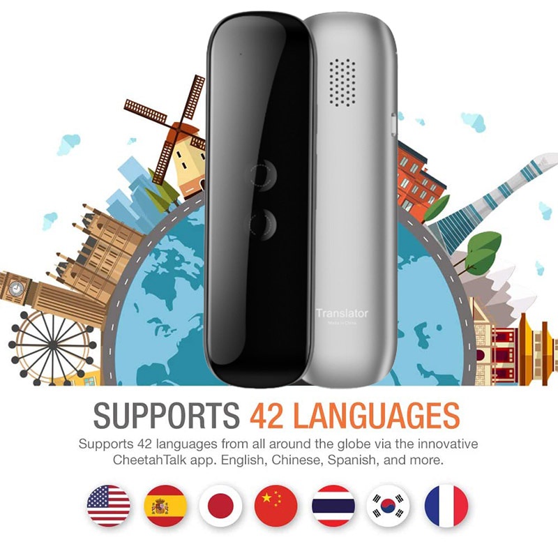 2025 ใหม่ G5 เครื่องแปลเสียงแบบพกพา Translaty Enence สมาร์ททันที Real Time Voice Language Translator Language Translator