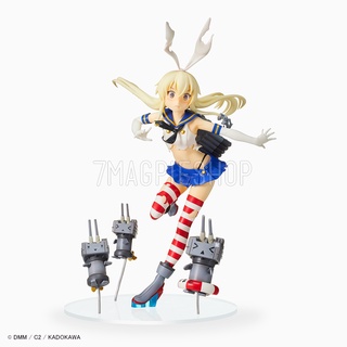 Lot JP🇯🇵 Sega แท้ Kantai Collection KanColle SPM Figure Shimakaze Kai Half Damaged Ver.