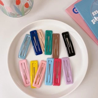 Cute 017 กิ๊บติดผม กิ๊บแป๊กเกาหลี รุ่น ยาว 7 cm. มี 12 สี