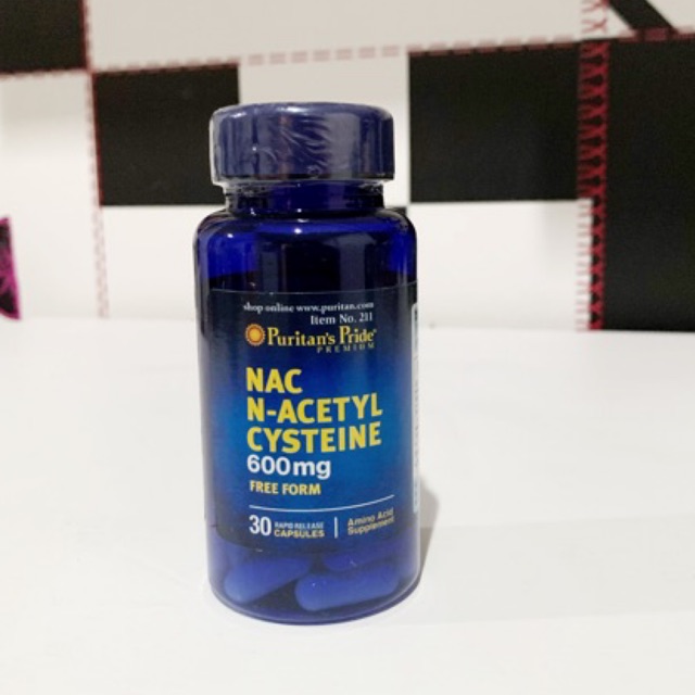 ✅✅ พร้อมส่ง ✅✅ Puritan's Pride N-AcetylCysteine (NAC) 600mg. ( 30 Capsules)​