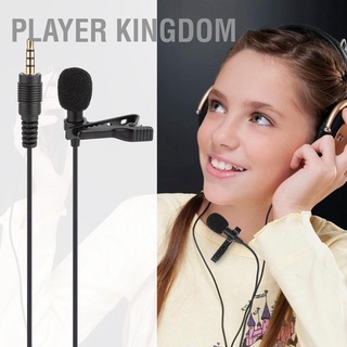 Player Kingdom 3.5 มม. แจ็คมินิแฮนด์ฟรีไมโครโฟนสําหรับบันทึกเสียง