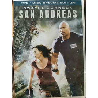 DVD 2 Disc : San Andreas (2015) มหาวินาศแผ่นดินแยก " Dwayne Johnson , Carla GuGino "