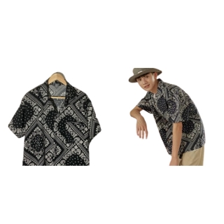(รวม32ลายฮิต)เสื้อฮาวาย เสื้อเชิ้ตสไตล์เกาหลี เสื้อเชิ้ตผู้ชาย Hawaii style korea งานร้านตัดเองนำเทรน