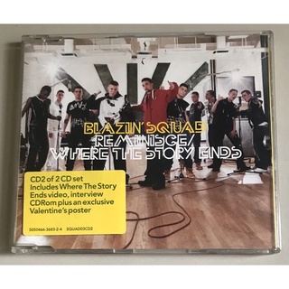 ซีดีซิงเกิ้ล ลิขสิทธิ์ มือ 2 สภาพดี...ราคา 169 บาท "Blazin Squad" ซิงเกิ้ล “Reminisce"/"Where The Story Ends"Made in EU