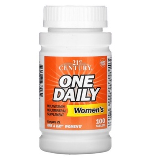 วิตามินรวมสำหรับผู้หญิง One Daily, Womens, 100 Tablets