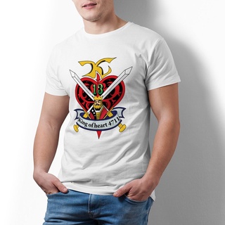 Bn3d9we23 เสื้อยืด ผ้าฝ้าย พิมพ์ลายกราฟิก Bandai Gundam Domo King of Hearts ga สําหรับผู้ชาย VVB32EW30894