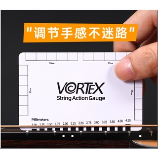 ไม้บรรทัด ตั้งแอคชั่น String Action Ruler กีต้าร์ โปร่ง ไฟฟ้า คลาสสิค เบส  For String Instruments เซ็ทอัพกีต้าร์