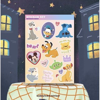 DISNEY BOY STICKER (คู่กับ disney girl) A6