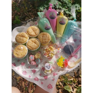 รอบส่ง4ตุลาคม. ​คัพเค้ก​diy.set 139.🧁💜