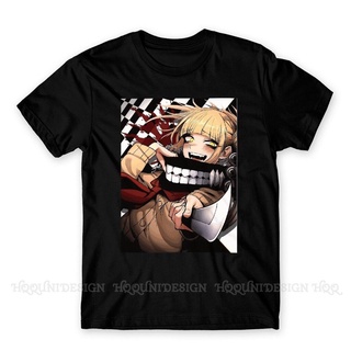 Mens Himiko Toga Blood &amp; Checkers Graphic T Shirts My Hero Academia JAN Anime Wiki 100% Cotton Clothing Funny Short Sle