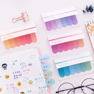 [สวยน่าใช้] กระดาษโน๊ต Guest Book โทนสี Post Sticky Note กระดาษโน้ต ตกแต่ง diy หนังสือ สมุด โต๊ะทำงาน