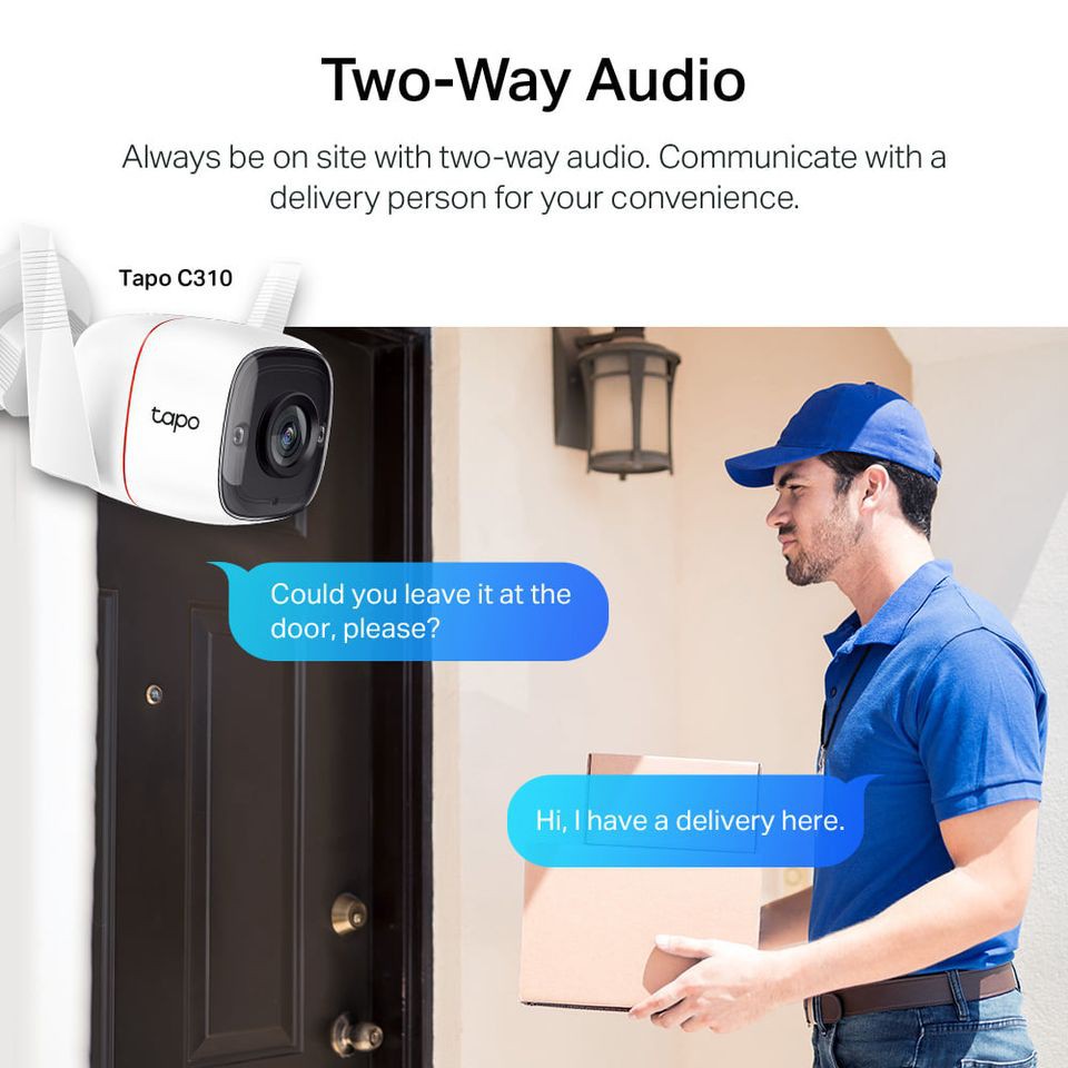 🔥ขายดีส่งไว🔥⚡️กล้องวงจรปิดไร้สาย⚡️ TP-LINK (Tapo C310 C320WS C325WB C500 C510W C520WS C530WS) Outdoor Security WIFI รูปที่ 5