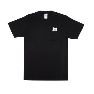 RIPNDIP เสื้อยืดคอกลม รุ่น LORD NERMAL POCKET TEE   สีดำ - (ร้าน SEEK)