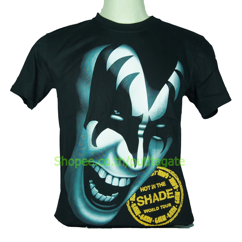 เสื้อวง Kiss ไซส์ยุโรป คิส  PTA900 งานวงดังๆ วินเทจ Rockyeah