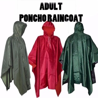 H-885 Poncho Raincoat Motorcycle Bicycle Poncho Makapal Kapote Rain Coat  Unisex And Free Size