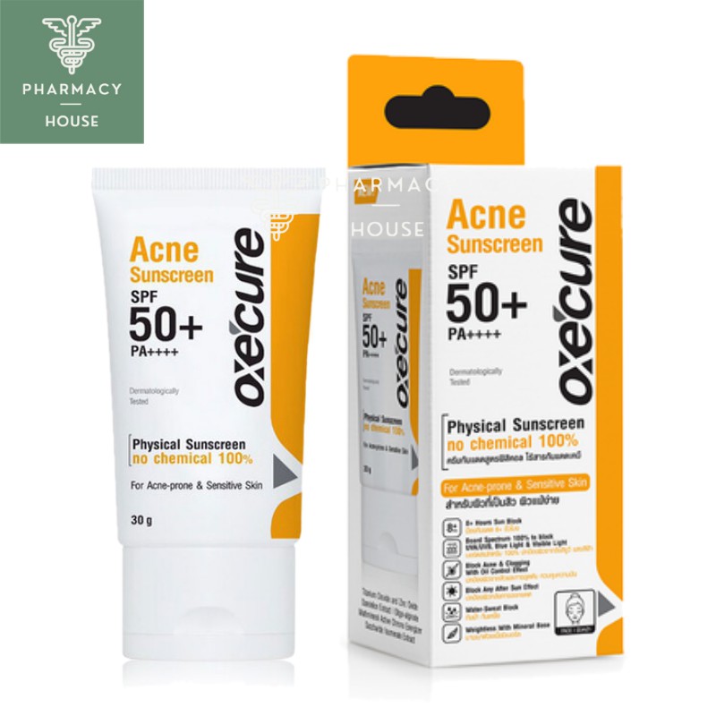 oxecure acne sunscreen