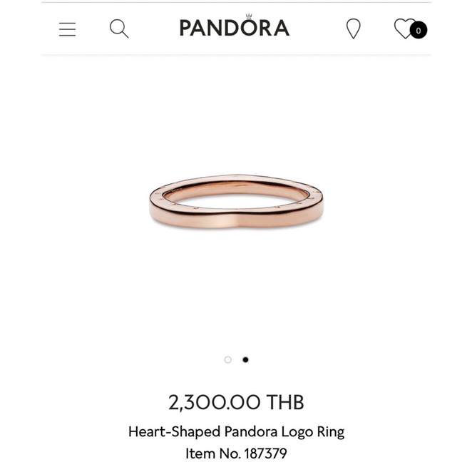 Heart Ring Pandora 187379 Heart Ring Pandora Rose Gold Signature
