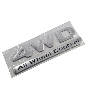 สติกเกอร์โลโก้ตัวอักษร ABS 4WD ALL WHEEL CONTROL สําหรับติดตกแต่งรถยนต์ 1 ชิ้น