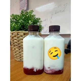 ขวดพลาสติกใส ทรงแบนเรียบ 200ml.พร้อมฝา (1 ออเดอร์ ไม่เกิน 2แพ็ค)