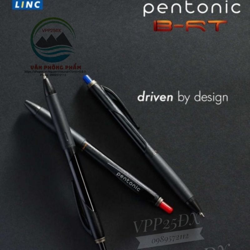 ปากกาลูกลื่น Linc pentonic B-RT 0.7mm (แพ็ค 3 ชิ้น)