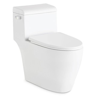 Sanitary ware 1-PIECE TOILET KARAT K-21924X-S-WK 4.8L WHITE sanitary ware toilet สุขภัณฑ์นั่งราบ สุขภัณฑ์ 1 ชิ้น KARAT K