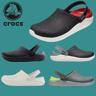 Crocs LiteRide Clog ของรองเท้าชายหาดสำหรับบุรุษและสตรี (ราคาถูกกว่าร้านค้า)