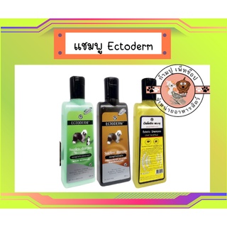 ECTODERM แชมพูสัตว์เลี้ยง เอคโตเดอร์ม พลัส/ECTOTIC SHAMPOO แชมพูสุนัข เอ็คโตติค แชมพูกำจัดเห็บหมัด ขนาด 325 ml