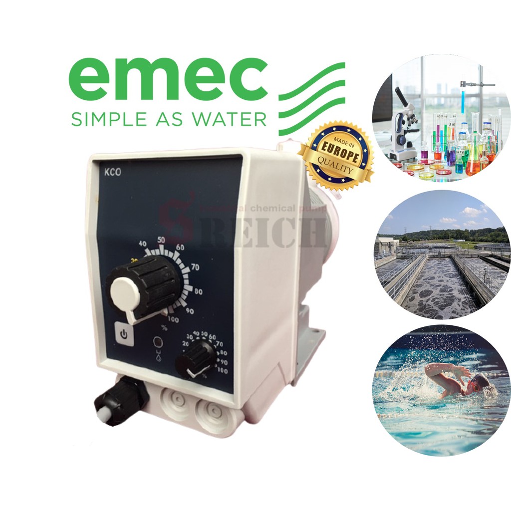 ปั๊มคลอรีนอัตโนมัติ ปั๊มจ่ายสารเคมี S Reich รุ่น KCO