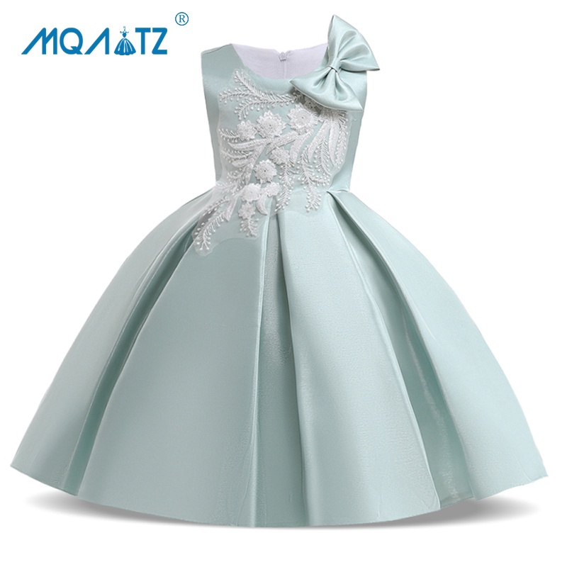 Dresses 382 บาท Mqatz ชุดเดรสเจ้าหญิง แขนกุด ลายดอกไม้ ประดับโบว์ สําหรับเด็กผู้หญิง อายุ 3-10 ปี Baby & Kids Fashion