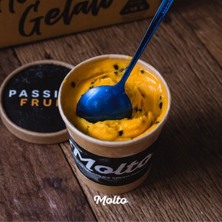 Passion Fruit (ไอศกรีม มะม่วงเสาวรส 1 ถ้วย 16 oz.) - Molto premium Gelato
