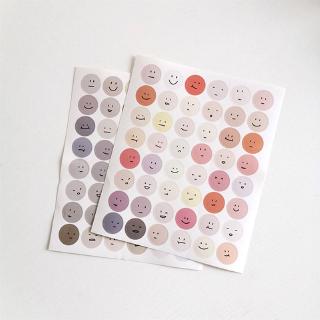 สติกเกอร์ ติดผนัง ลายน่ารัก สีพื้น สำหรับตกแต่งไดอารี่
