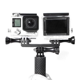 ขาตั้งแบบคู่ พร้อมตัวล็อคสำหรับกล้อง GoPro