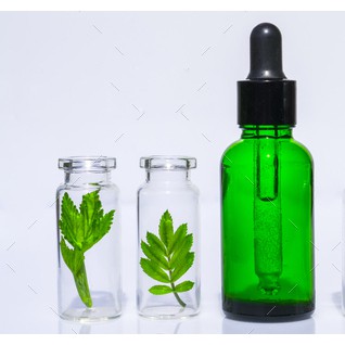 (แพ็ค10ขวด)ขวดแก้วสีเขียว รหัส YB18-G*10ml.ชุดดรอปเปอร์ หัวบีบหัวหยดสีทอง ใส่เซรั่ม เอสเซ้น ขวดทดลอง