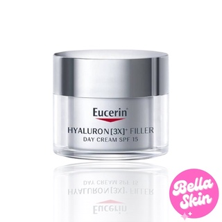 Eucerin HYALURON (3X) FILLER DAY CREAM SPF 15 (50ml)(20ml) (ไฮยาลูรอน ลดเลือนริ้วรอย ยกกระชับ)