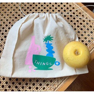 กระเป๋าผ้า drawstring pouch ลายใหม่