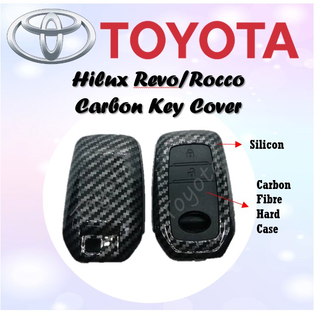 ฝาครอบกุญแจคาร์บอน Toyota Hilux Revo / Rocco