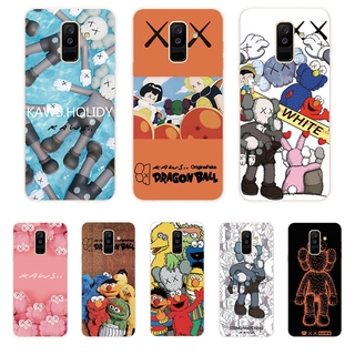 Samsung Galaxy A6 A6+ Plus A7 A8 A8+ Plus A9 2018 Soft TPU Silicone Phone Case Cover KAWS