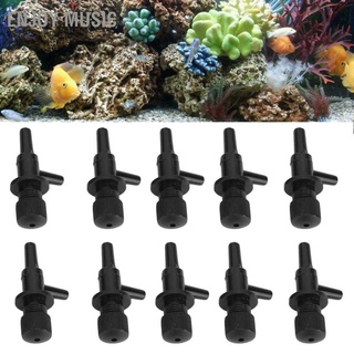 Enjoy Music 10 Pack Aquarium Control Valves Plastic Fish Tank Air Line Regulator Valve