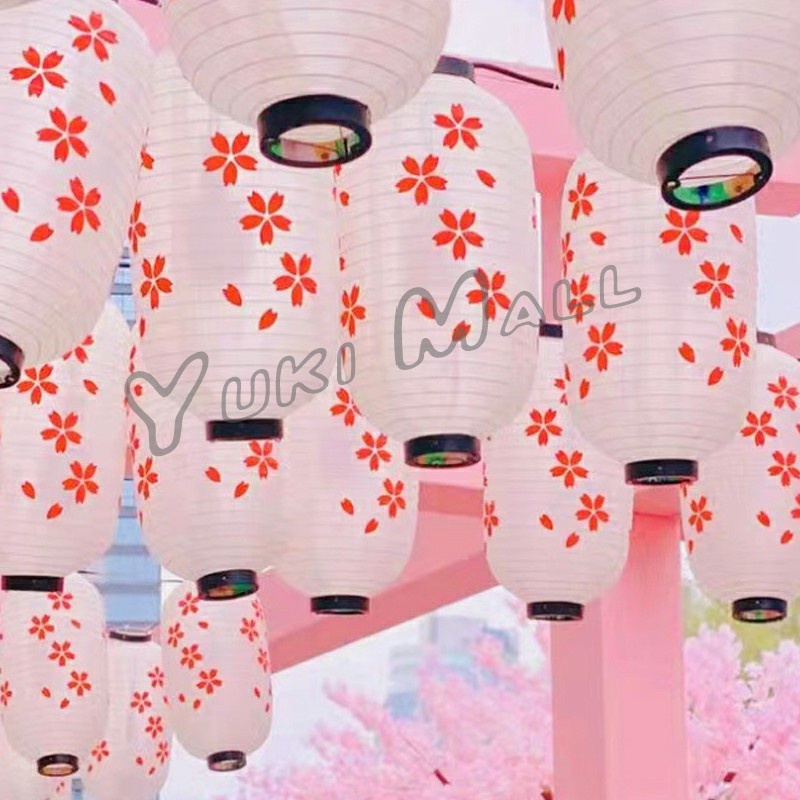 Yuki โคมญี่ปุ่น โคมแดง โคมไฟประดับ โคมไฟร้านอาหารญี่ปุ่น ตกแต่งอิซากายะ ร้านอาหาร japanese lantern - รูปที่ 6