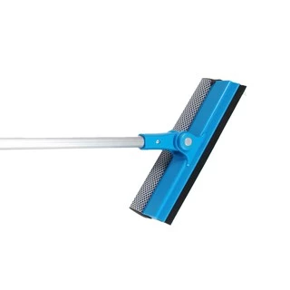 Poly-Brite โพลี-ไบรท์ ไม้รีดกระจก ด้ามยืดหด 90 ซม. รีดน้ำไร้คราบ ฟองน้ำหนาพิเศษ ซับน้ำเยี่ยม ปรับมุม 180°