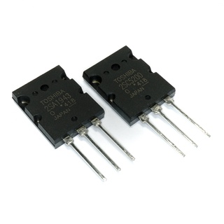 2SA1943 2SC5200 Transistor ทรานซิสเตอร์ ยี่ห้อ Toshiba (ราคาต่อ 1 คู่)