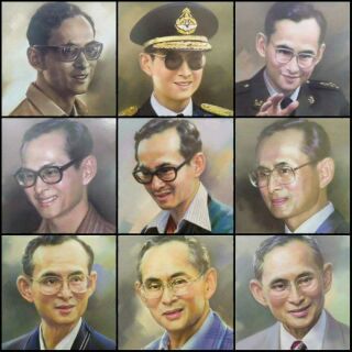 Post card ในหลวง 9 แบบ