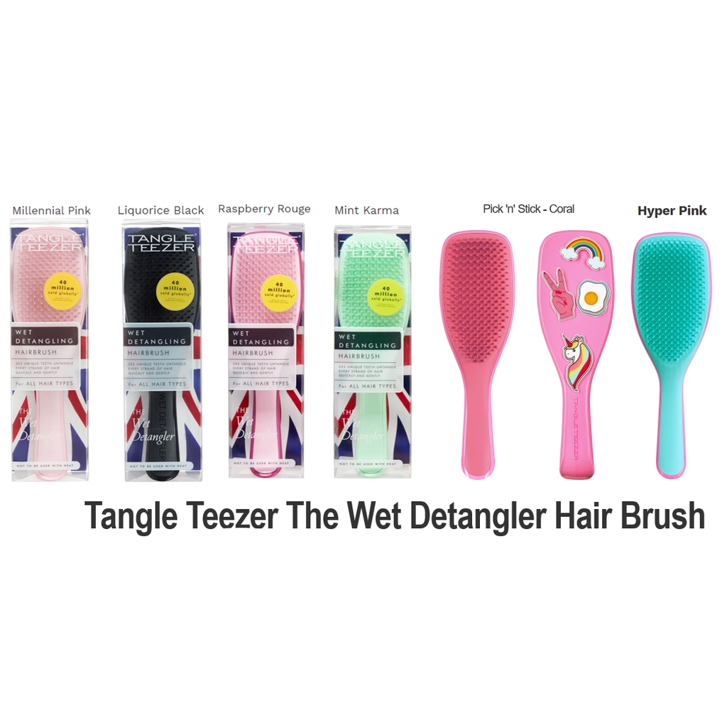 พร้อมส่ง ✅ Tangle Teezer The Wet Detangler Hairbrush หวีสำหรับผมเปียก